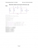 Phương pháp giải Mạch 1 với Matlab - Phan Như Quân