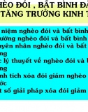 Slide bài giảng Nghèo đói