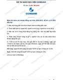 Đề thi GDV - Eximbank (30-8-2012)