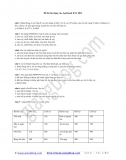 Đề thi tín dụng vào Agribank KV1 - 2011