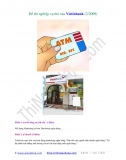 Đề thi nghiệp vụ thẻ Vietinbank (2-2009)