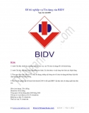 Đề thi nghiệp vụ Tín dụng của BIDV 6-6-2009