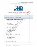 Bộ câu hỏi thi MB 2016 (Phần 1) (GDV+Tín dụng+HTTD) (Có Đáp án)