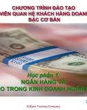 Slide Ngân hàng và Rủi ro trong kinh doanh ngân hàng