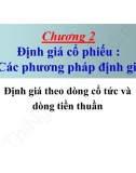 Chương 2. Các phương pháp định giá cổ phiếu