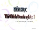 Chương 12 - Dự toán tài chính (Tài chính doanh nghiệp 2) GV. Trần Huỳnh Kim Thoa