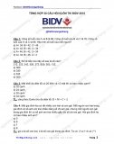 Tổng hợp 30 câu IQ thi BIDV 2015