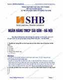 Tổng hợp câu hỏi thi tuyển vị trí Tín dụng tại SHB