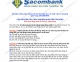 Tổng hợp câu hỏi thi NV Tín dụng vào Sacombank 2010