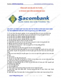 100 câu hỏi thi vị trí Giao dịch viên Sacombank 2013