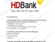Đề thi môn nghiệp vụ tín dụng tại ngân hàng HD bank