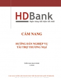 Cẩm nang hướng dẫn nghiệp vụ Tài trợ thương mại HDBank