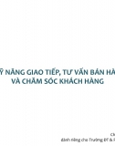 Kỹ năng giao tiếp, tư vấn và chăm sóc khách hàng - Tài liệu đào tạo Saler Vietinbank