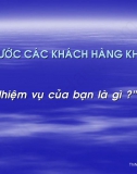 Nhận diện khách hàng và lời khuyên