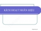Kích hoạt nhãn hiệu