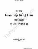 Tự học giao tiếp tiếng Hàn cơ bản