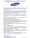 Kinh nghiệm thi viết và phỏng vấn vào Samsung Korea