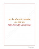 80 câu trắc nghiệm Nguyên lí kế toán (Có Đáp án)