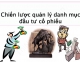 Slide Chiến lược quản lý danh mục đầu tư cổ phiếu