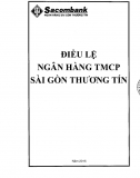 Điều lệ hoạt động Ngân hàng TMCP Sài Gòn Thương Tín (Sacombank)