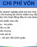 Chi phí vốn - Lý thuyết tài chính doanh nghiệp