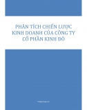 Phân tích chiến lược kinh doanh của Công ty CP Kinh Đô