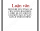  Luận văn: Một số đề xuất nâng cao chất lượng hoạt động và hiệu quả dịch vụ E-Banking của các ngân hàng tại TP.Hồ Chí Minh