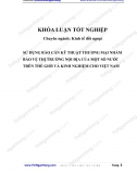 Khóa luận: Sử dụng rào cản kỹ thuật thương mại nhằm bảo vệ thị trường nội địa của một số nước trên thế giới và kinh nghiệm cho Việt Nam