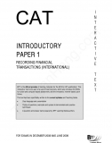 Giáo trình CAT: T1