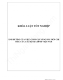 Khóa luận - Ảnh hưởng của việc giảm giá xăng dầu đến chi tiêu của các hộ gia đình Việt Nam