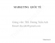 Slide tổng hợp kiến thức bộ môn Marketing quốc tế 