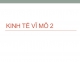 Slide Chương 1 Kinh tế vĩ mô 2: Ôn tập kinh tế Vĩ mô 1