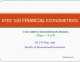 Slide Kinh tế lượng: Lecture 2 - Simple Regression Model