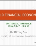 Slide Kinh tế lượng: Lecture 4 - Statistical Inference