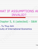 Slide Kinh tế lượng: Lecture 5 - Assumptions