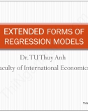 Slide Kinh tế lượng: Lecture 6 - Extended forms of estimations