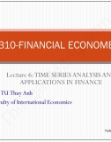 Slide Kinh tế lượng: Lecture 9- Time Series
