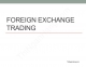 English Economics: Foreign Exchange rate