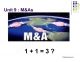 English Economics: Merger and Acquisitions