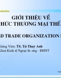 Slide Quan hệ Kinh tế quốc tế: Tổ chức thương mại thế giới WTO