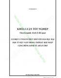 Khóa luận - Cơ hội và thách thức đối với giáo dục đại học ở Việt Nam trong thời kỳ hội nhập cộng đồng kinh tế Asean 