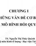 Silde kinh tế lượng chương 1: Những vấn đề cơ bản của mô hình hồi quy đơn