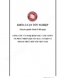 Khóa luận - Công ước và nghị định thư Cape Town về phát triển đội tàu bay: Cơ hội và thách thức đối với Việt Nam