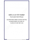 Khóa luận - Giải pháp phát triển Logistics đô thị tại một số quốc gia châu Âu và đề xuất cho Việt Nam