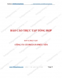 [Báo cáo thực tập] Công ty Cổ phần In Phúc Yên