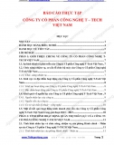 [Báo cáo thực tập] Công ty Cổ phần Công nghệ T-TECH Việt Nam
