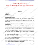 [Báo cáo thực tập] Công ty TNHH Khu du lịch Vịnh Thiên Đường