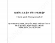 Khóa luận - Quy định vệ sinh thực phẩm của EU: Thách thức đối với xuất khẩu nông sản Việt Nam