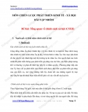 [Chiến lược phát triển KTXH] Tổng quan về chính sách xã hội
