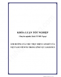 Khóa luận - Ảnh hưởng của việc thực hiện cam kết của Việt Nam với WTO trong lĩnh vực Logistics